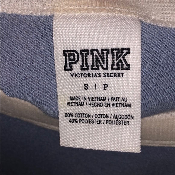 VS PINK “Love PINK” College T-Shirt - Picture 2 of 2